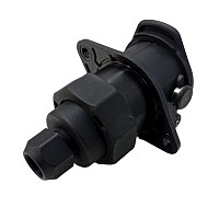 Розетка 7-полюсная EBS 24V крепление болтом DT | ТопДизель