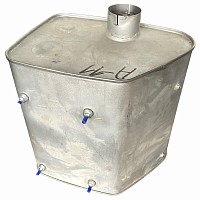 Резонатор глушителя трапецивидный (бочка) E-line Евро 1 MAN F2000 18/19/21/23/24/27/32/33/35 Dinex | ТопДизель