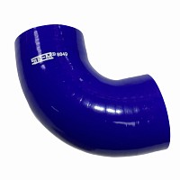 Патрубок ретардера d60 L=200 изгиб 90° силикон синий MAN F90-F2000/MAZ-MAN Se-m | ТопДизель