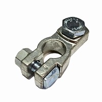 Клемма АКБ - зажим болт+гайка M10 под клему на проводе Универсальная Hella | ТопДизель