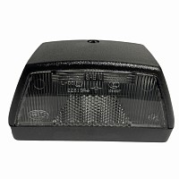 Фонарь подсветки номерного знака 102x55x57 DAF/Mercedes Benz/Iveco/Scania/Volvo/прицепы Hella | ТопДизель