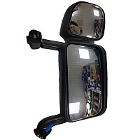 Зеркало правое Scania-4 двойное 290x650 подогревом длинный кронштейн TangDe | ТопДизель