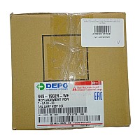 Фонарь задний правый многосекционный E4 с подсветкой номера с проводом ввод сзади Daf MAN Renault Scania 3 серии Depo | ТопДизель