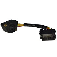 Потенциометр педали газа ! 5-pin черн. прямоуг. фишка \Volvo FH12 Diesel Technic | ТопДизель