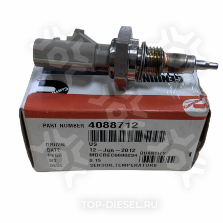 4088712 Датчик температуры отработавших газов EGR Cummins ISX/QSX15 Freightliner/International Cummins купить рис.3