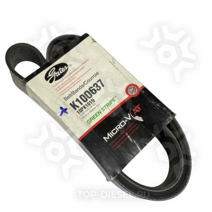 10PK1620 РЕМЕНЬ ПРИВОДА ВЕНТИЛЯТОРА VOLVO CUM14 10PK1620 Gates купить рис.2