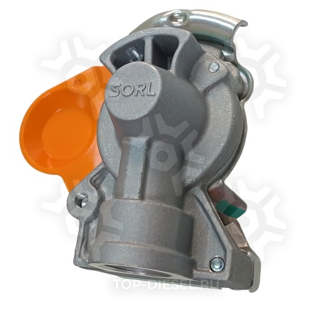 35210040060 Соединительная головка желтая M22x1.5 с клапаном на тягач Sorl купить рис.2