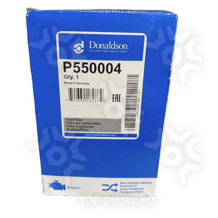 P550004 Фильтр топливный Renault Premium/Midlum/Kerax Donaldson купить